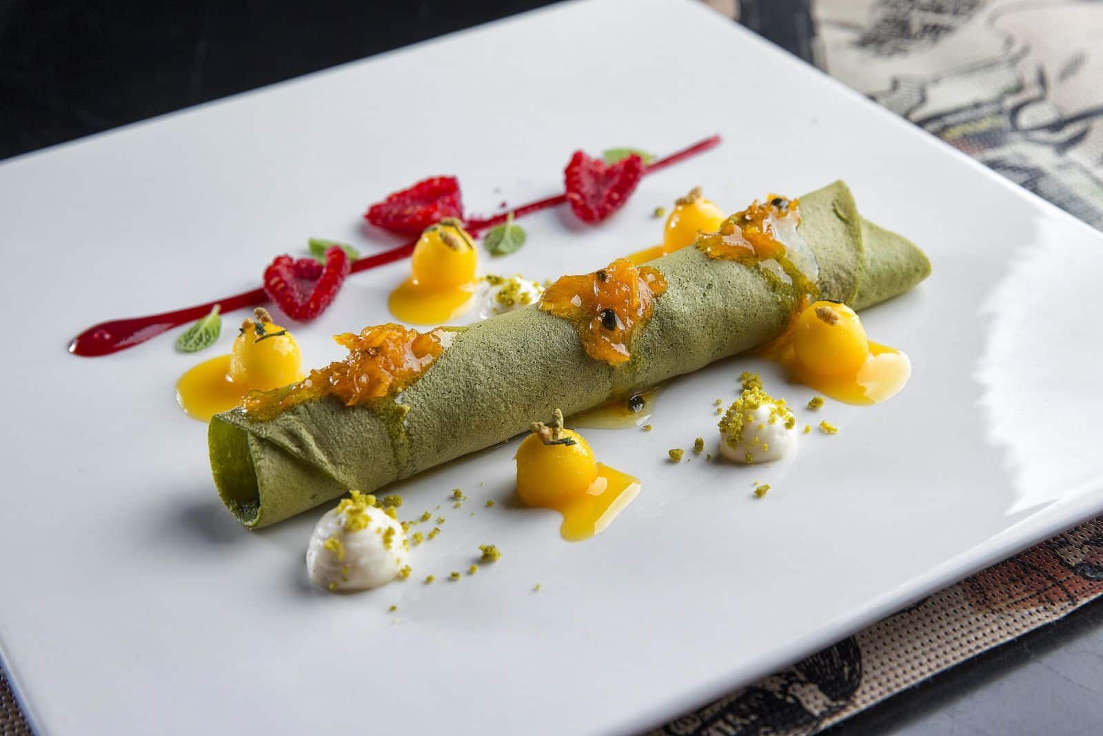 Pfannkuchen wie aus einem Luxusrestaurant