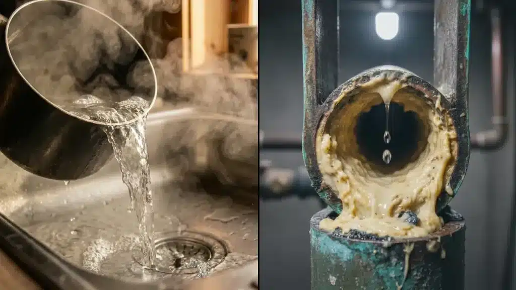 Praktische Tipps Kochendes Wasser in die Spüle gießen: Warum diese Angewohnheit Sie teuer zu stehen kommen kann 2. Jan. 08