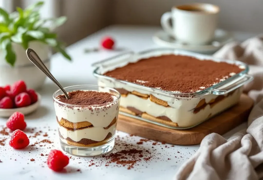 J'ai remplacé le mascarpone par cet ingrédient : son tiramisu maison contient presque deux fois moins de calories